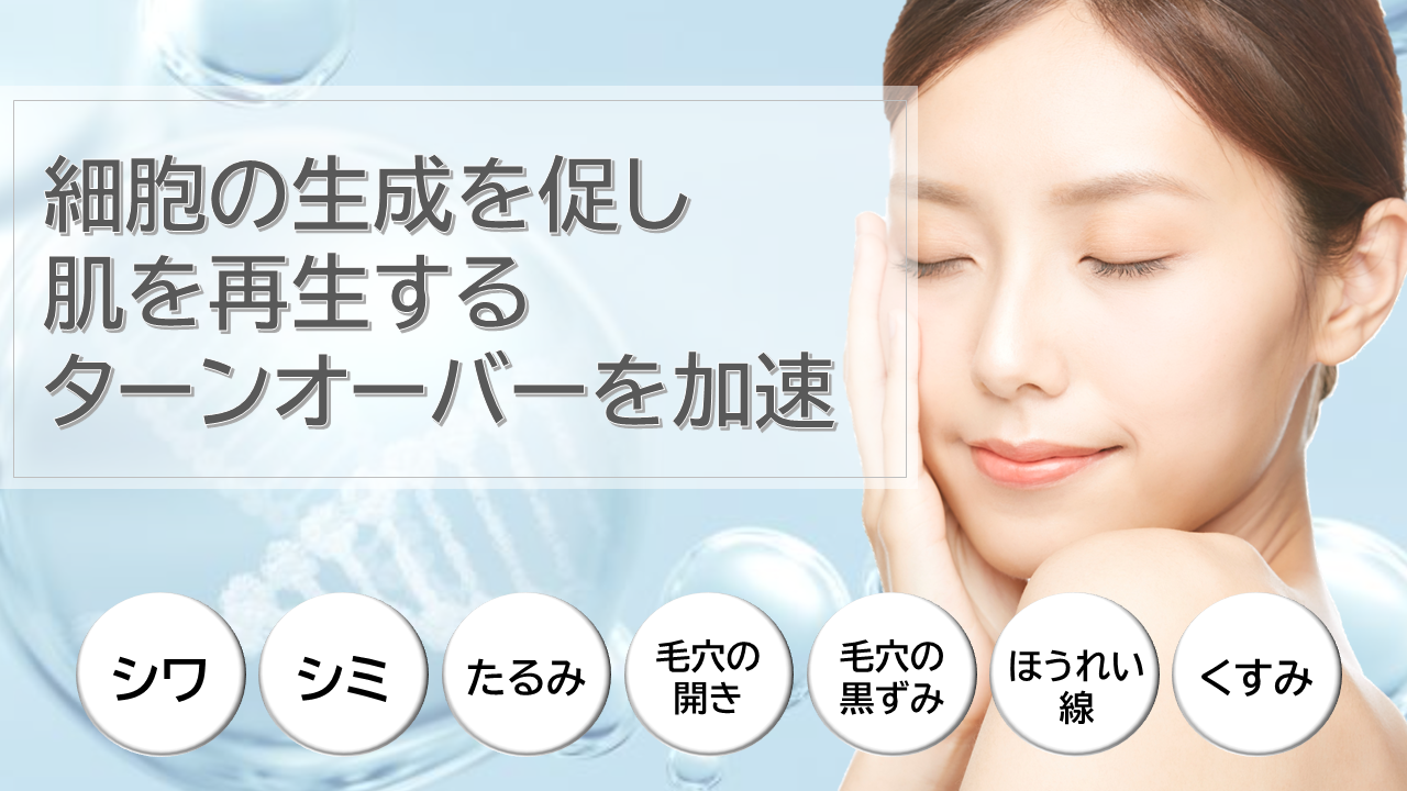シワ、シミ、たるみ、毛穴の開き、毛穴の黒ずみ、ほうれい線、くすみが気になる方におすすめです。